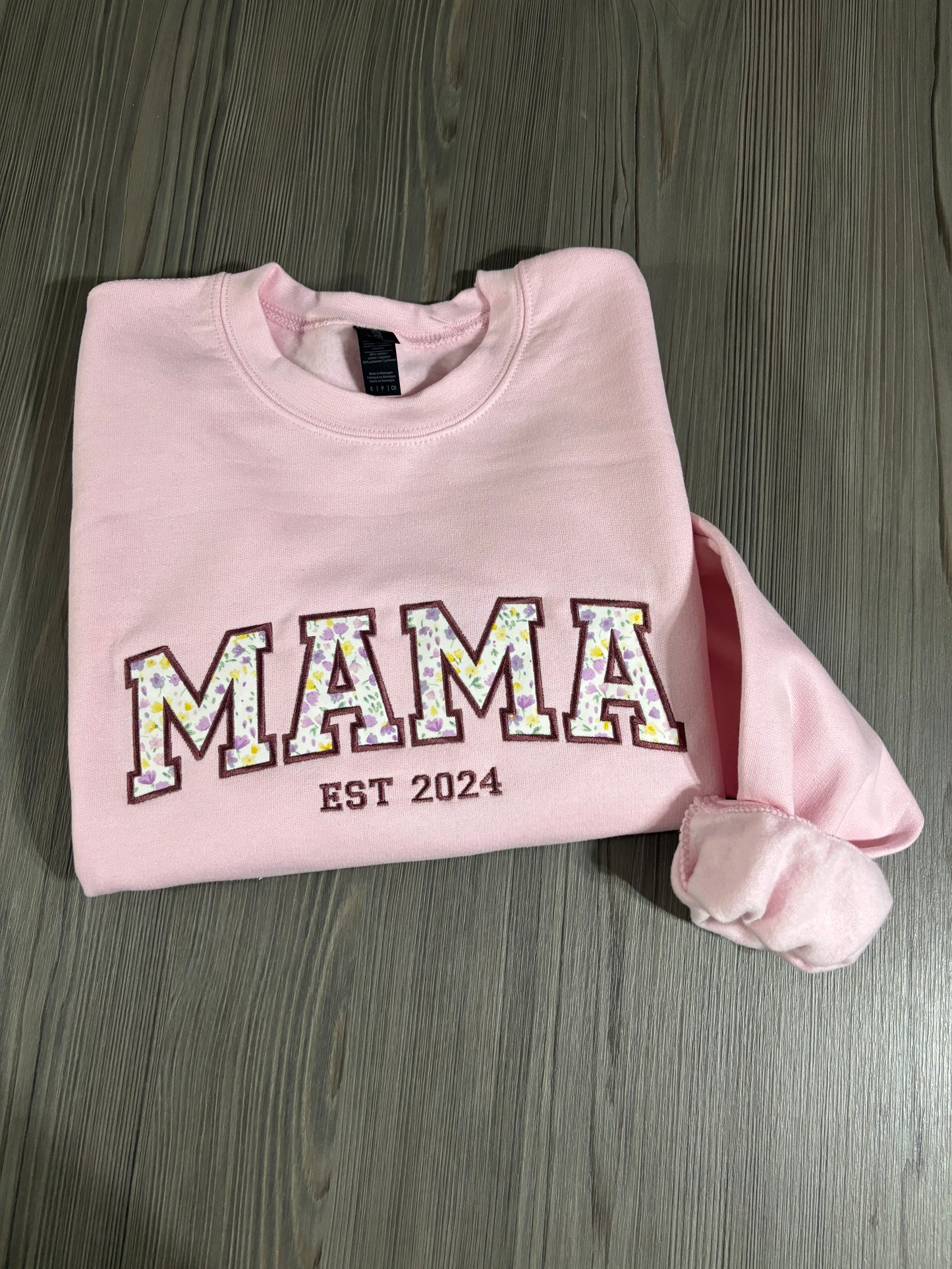 Custom Mama Sweater Made from Baby's Clothes