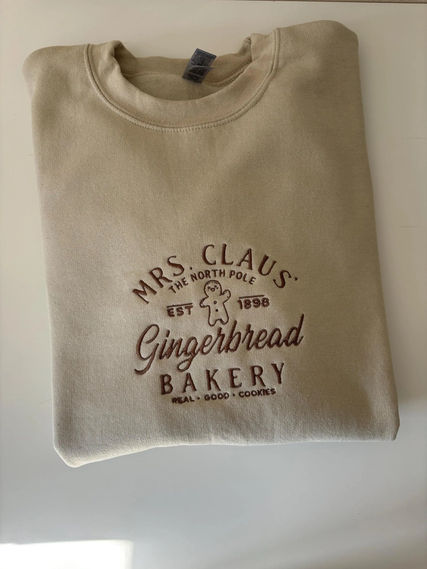 Embroidered Mrs Claus Christmas Sweatshirt